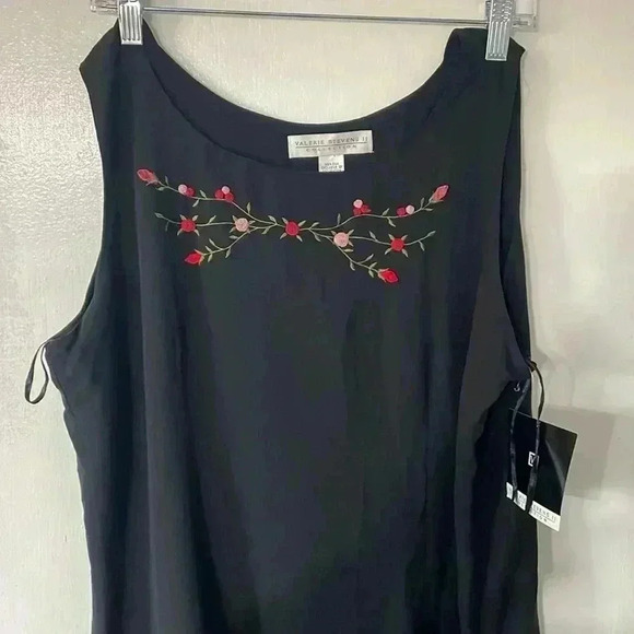 Valerie Steven’s 11 collection pure silk red hot salsa  dress - Picture 2 of 7